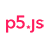 p5js logo
