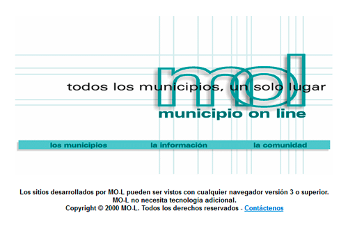 municipio on line, prototype